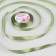Satin tape, 12 mm × 23 ± 1 m, pistachio color No. 65