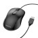 Borofone BG4 mouse, wired, optical, 1000 dpi, 1.5 m, USB, black