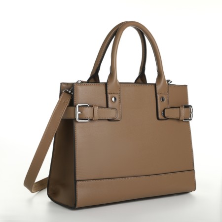 Bag Women's Tout, on a zipper, sandy color-2