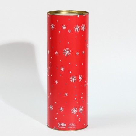 Tubus for a bottle "Happy New Year", 10 x 34 cm, New Year-1