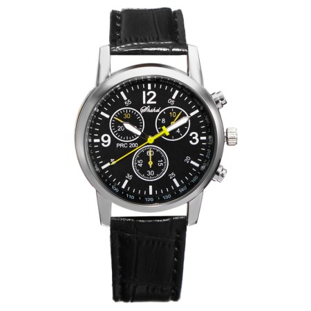 Men's watch, d-3.8 cm, silver-1