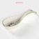 Porcelain stand under a spoonful of the shade "Green Garden", 21.5 × 7.5 cm