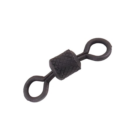 The Namazu Pro Rolling Ribbed Swivel, Brass, Carbon, Test-35 kg, packaging 10 pcs.-3