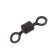 The Namazu Pro Rolling Ribbed Swivel, Brass, Carbon, Test-35 kg, packaging 10 pcs.