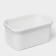 Basket for iron underwear "Rotang", 32 l, 50 × 31 × 25 cm, white color
