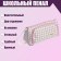 School Penal "Scotland" with a zipper 2 compartments, white/pink color