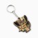 A wooden key keychain, sport "Sports Star", 4.6 x 5 cm