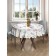 The tablecloth “Butterflies and chamomile”, round, Saten, D = 150 cm