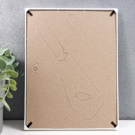 Photo frame plastic L-3 15x21 cm, white-3