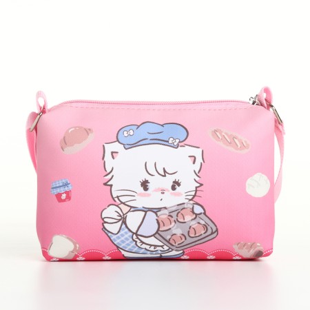 Bag's bag with lightning, pink color-1