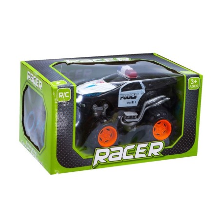 Radio -controlled "Road Patrol" machine works on batteries, black color-8