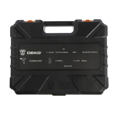 DRAST-SURVERUPET DEKO GCD12DU3 SET3, 12 V, 2x1.5 Ah, Li-Lon, 32 Nm + equipment 13 pr.-9