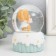 Souvenir Polystone Water Ball Light "Festive Bear" mix 6x6x8.5 cm