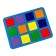 Frame-lodges "Squares", fractions, 12 pcs., No. 2, mix