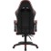 Playing chair Defender Xcom, up to 100 kg, eco-leather, black and red