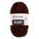 Yarn "Velour" 100% micropoliester 170m/100g (852 chocolate)