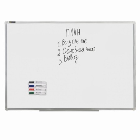 Magnetic holder 130 x 152 mm, for 4 markers for board, Brauberg "Standard"-5