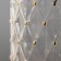 Vase Glass Table "Milagros" net, 24.5x1.5 cm, transparent