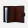Male purse on the button, 3 in 1, for auto documents, passports, cards, bills, brown color