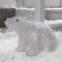LED figure "Bear" 53 × 30 × 18 cm, acrylic, 30 led, 24 V, glow of white