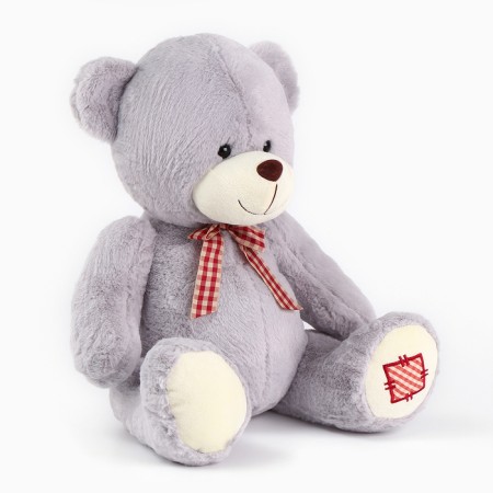 Soft toy "Bear", 40 cm, gray color-1