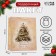 Laminated vertical "Christmas tree", XL 40 × 49 × 19 cm