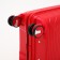 Small 20 suitcase, lightning department, code castle, 4 wheels, red color