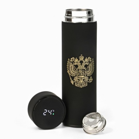Thermos, 500 ml, Basic "Master K. Coatmbum", with sieve, with a temperature sensor, retains heat 10 hours-2