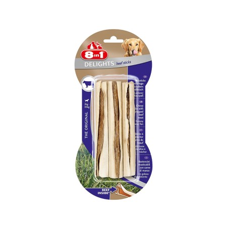 8in1 Delights Beef sticks for small and medium breeds, beef, 3x13 cm