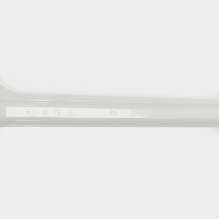 Set of plastic disposable forks, 16.5 cm (± 1 cm), 12 pcs, white color-4