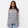 Longslivla female striped Mist ONESIZE, White