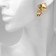 Earrings Metal "Bohemia" space, color gold