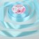 Satin tape, 25 mm × 23 ± 1 m, blue color No. 211