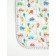 Baby rug is sods, size 115x115 cm, print road, color gray