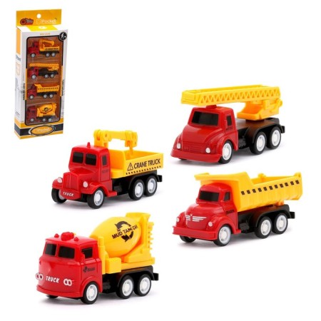 Machine "Construction equipment", set 4 pieces