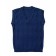 Knitted vest for the boy Amarobaby Pure Love School, height 128 cm, color blue