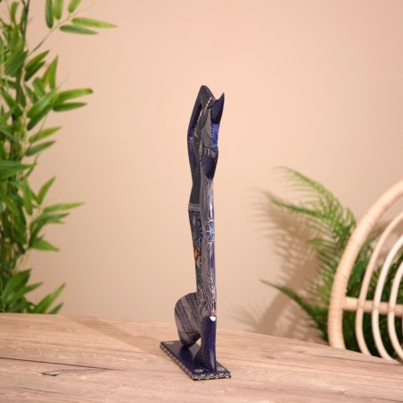 Souvenir "Woman" on a stand, tree 21x6x45 cm-3