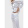 Female pajamas (shirt and trousers) KAFTAN Queen size 40-42, white color