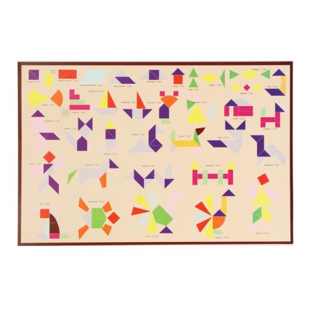 Developing board "Fold the square" 3rd level of complexity-6