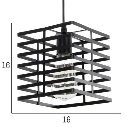 Lamp 88330/1 E27 40W Black 16x16x16-116 cm-3