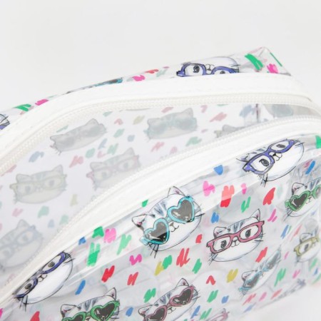 Lightning cosmetic bag, transparent color-2