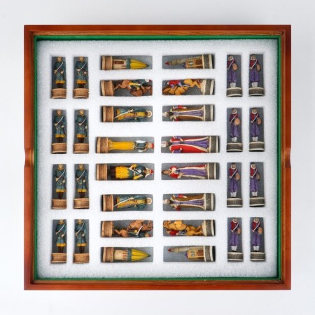 Chess souvenir "eastern", h king-8 cm, h Parashka-6.5 cm, 36 x 36 cm-5