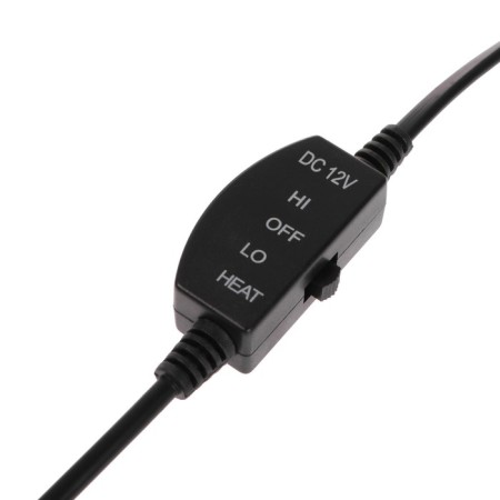 Heating the seat Skyway, with a back, 2 modes, black, 12 V, 2.5-3a, 115 x 52 cm-5