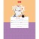 Notebook 12l Kos Lin adventure of the cat Pies, Obla Cell cards, Circular angles, BL 65g/m², mix