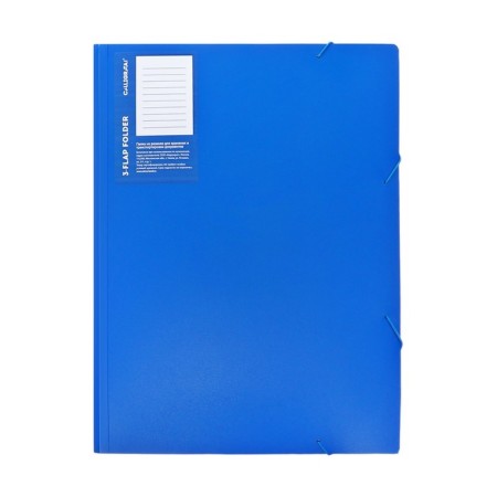 Elastic band A3, Calligrata, 700 μm, up to 300 sheets, embossing "sand", blue-7