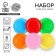 Disposable paper plate "Differently", set 6 pieces