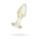 Anal plug Toyfa, acrylic, golden, 8 cm, D 2.8 cm