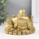 NECKE Polystone for bronze "Hothee with a rod of Jui and its wealth" 12x8.8x9 cm
