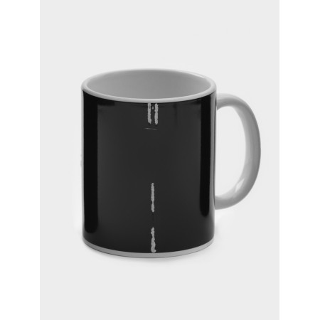 Mug - chameleon ceramic shares “eating”, 350 ml, white color-6