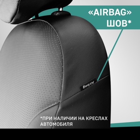 Autoshekhli for Lexus LX470, 1998-2007, 5 places, eco-leather black-4